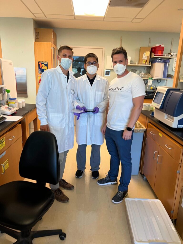 UCLA Demo Day lab for Precision Oncology with a Brinter Bioprinter