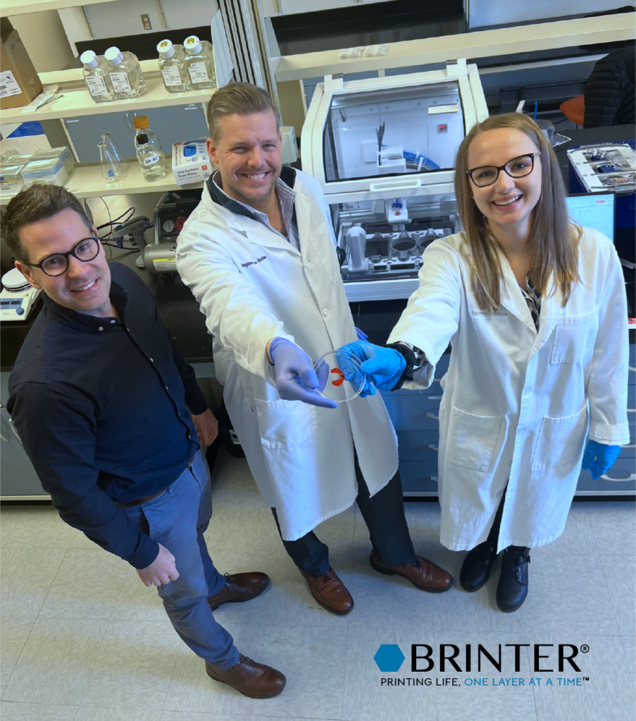 Brinter is challenging the status-quo for meniscus repair using 3D bioprinting